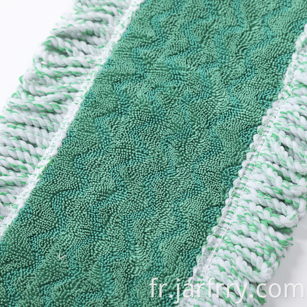 Green Frange Mcirofiber Dust Pad